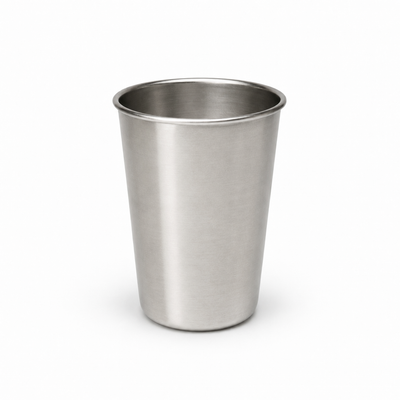 Wert&Voll Edelstahl Trinkbecher 280ml mit Gravur