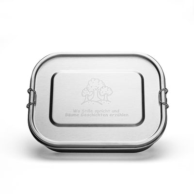 Wert&Voll - Auslaufsichere Lunchbox 1400ml mit Gravur